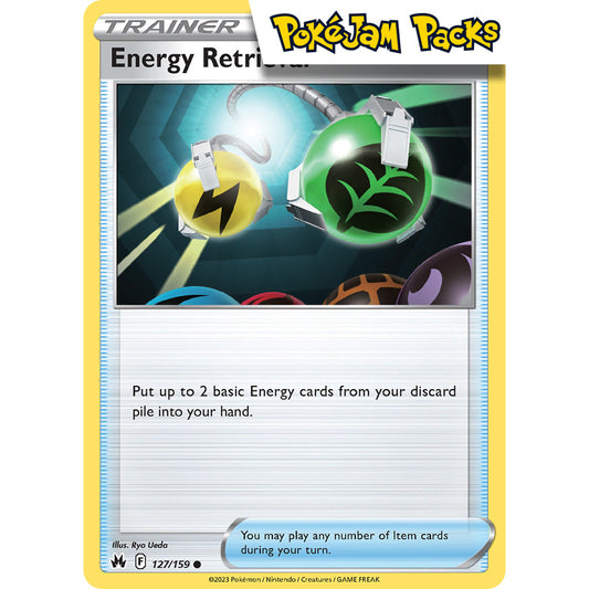Energy Retrieval - 127/159 - Common - Crown Zenith - Pokémon TCG