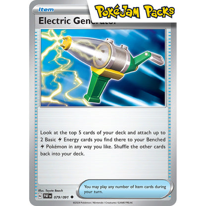 Electric Generator - 079/091 - Uncommon - Paldean Fates - Pokémon TCG