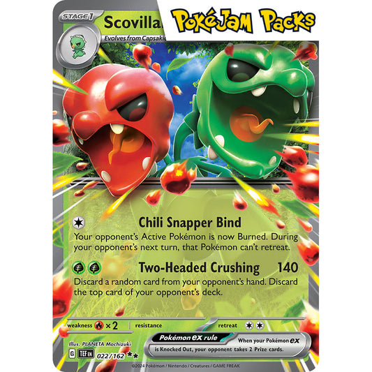 Scovillain ex - 022/162 - Ultra Rare - Scarlet & Violet: Temporal Forces - Pokémon TCG