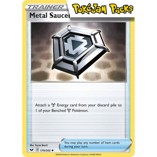 Metal Saucer - 170/202 - Uncommon - Sword & Shield - Pokémon TCG