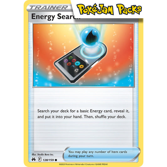 Energy Search - 128/159 - Common - Crown Zenith - Pokémon TCG