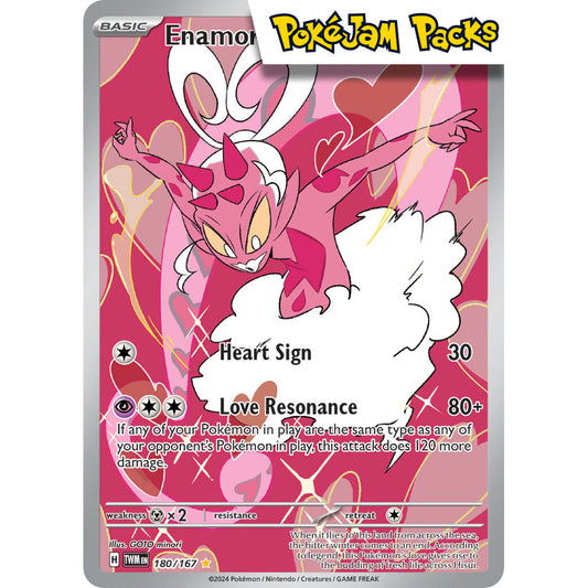 Enamorus - 180/167 - Illustration Rare - Twilight Masquerade - Pokémon TCG
