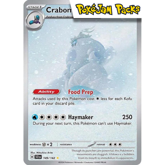 Crabominable - 149/142 - Illustration Rare - Stellar Crown - Pokémon TCG