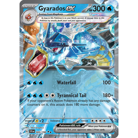 Gyarados ex - 045/198 - Ultra Rare - Scarlet & Violet - Pokemon TCG