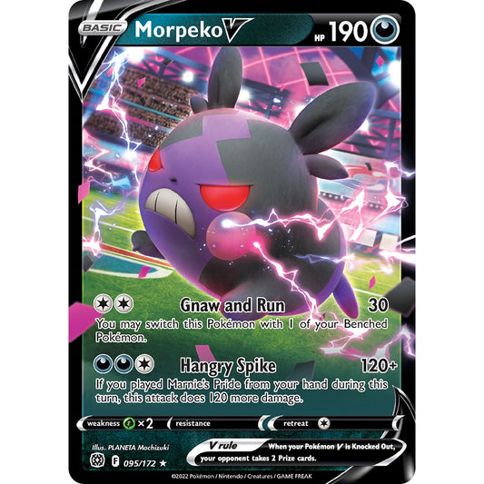 Morpeko V - 095/172 - Ultra Rare - Sword & Shield: Brilliant Stars - Pokémon TCG