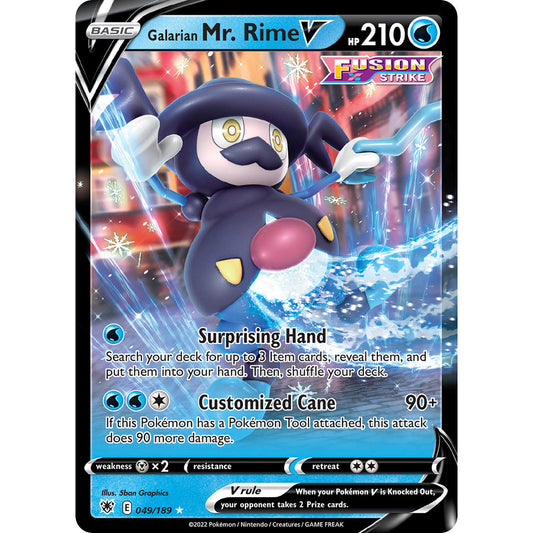 Galarian Mr. Rime V - 049/189 - Ultra Rare - Sword & Shield: Astral Radiance - Pokémon TCG