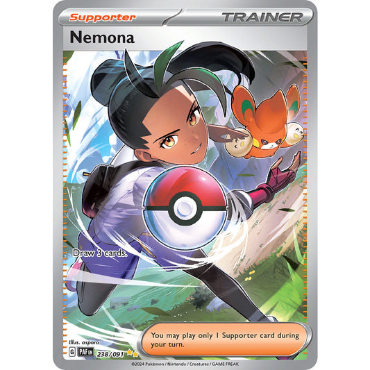 Nemona - 238/091 - Special Illustration Rare - Paldean Fates - Pokemon TCG