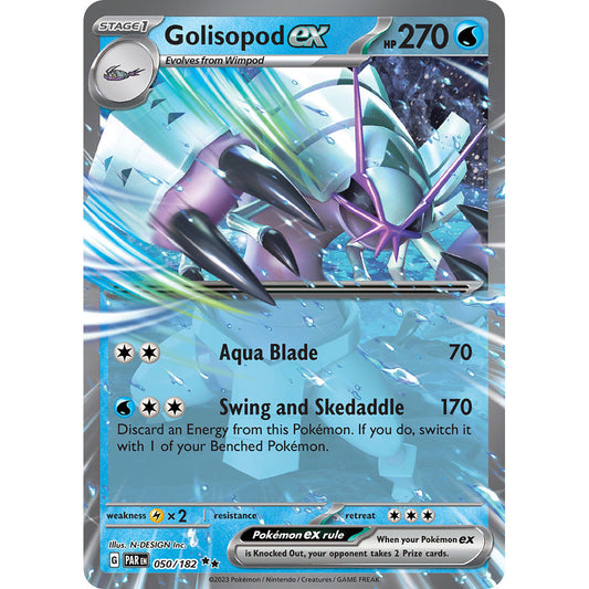 Golisopod ex - 050/182 - Ultra Rare - Scarlet & Violet: Paradox Rift - Pokémon TCG