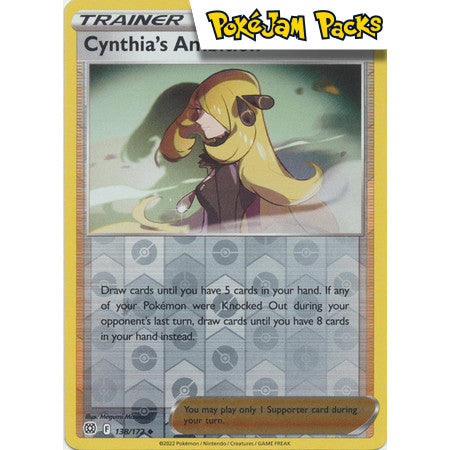 Cynthia's Ambition - 138/172 - Uncommon Reverse Holo - Sword & Shield: Brilliant Stars - Pokémon TCG