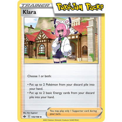 Klara - 145/198 - Uncommon - Sword & Shield: Chilling Reign - Pokémon TCG