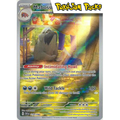 Mabosstiff - 218/198 - Illustration Rare - Scarlet & Violet (Base Set) - Pokémon TCG