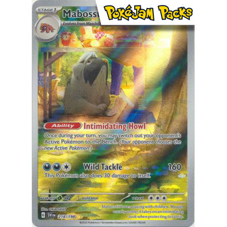 Mabosstiff - 218/198 - Illustration Rare - Scarlet & Violet (Base Set) - Pokémon TCG