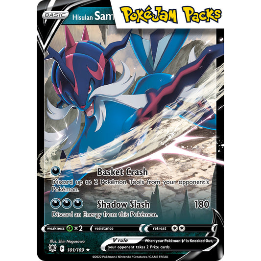 Hisuian Samurott V - 101/189 - Ultra Rare - Sword & Shield: Astral Radiance - Pokémon TCG