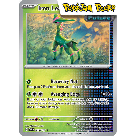 Iron Leaves - 019/167 - Holo Rare Reverse Holo - Twilight Masquerade  - Pokémon TCG