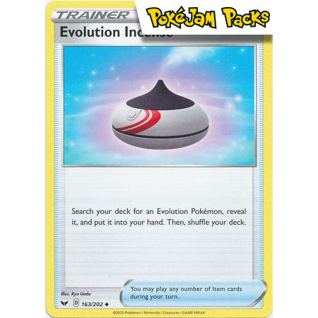 Evolution Incense - 163/202 - Uncommon - Sword & Shield - Pokémon TCG