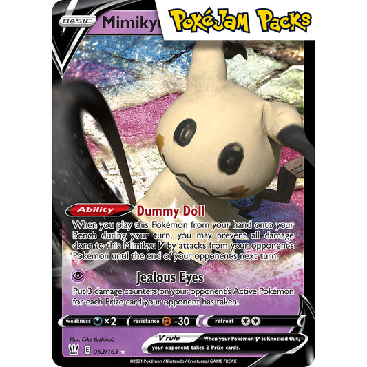 Mimikyu V - 062/163 - Ultra Rare - Battle Styles - Pokémon TCG