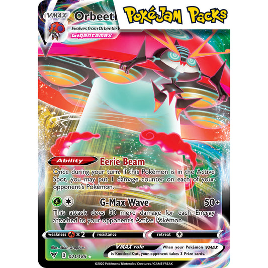 Orbeetle VMAX - 021/185 - Ultra Rare - Vivid Voltage - Pokémon TCG