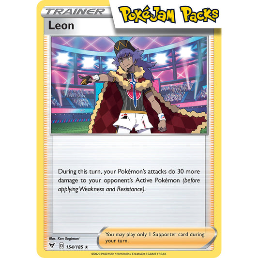 Leon - 154/185 - Holo Rare - Vivid Voltage - Pokémon TCG
