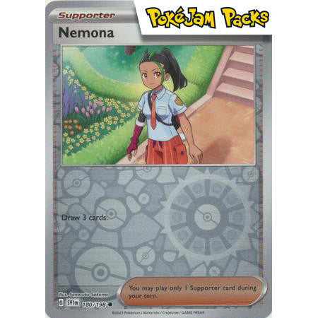 Nemona - 180/198 - Common Reverse Holo - Scarlet & Violet - Pokémon TCG