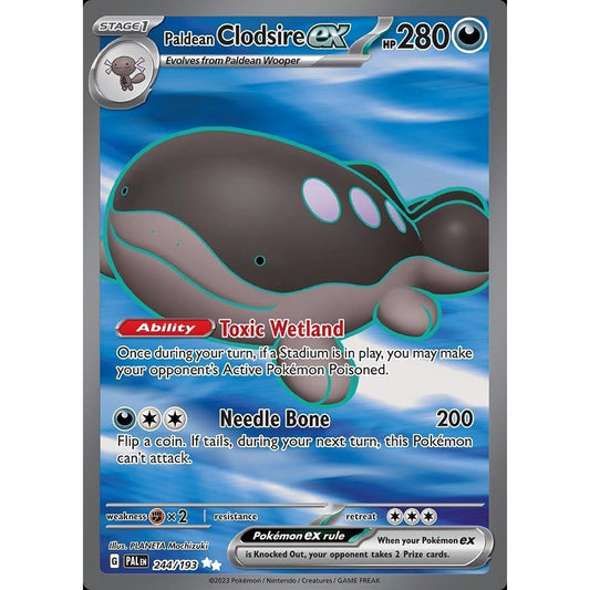 Paldean Clodsire ex - 244/193 - Full Art Secret Rare - Paldea Evolved - Pokemon TCG