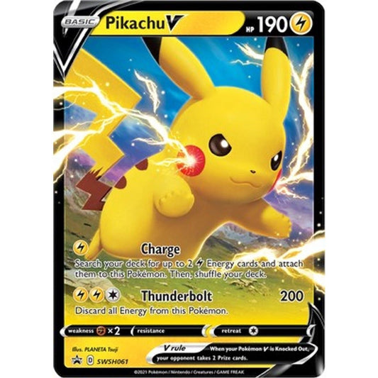 Pikachu V - SWSH061 - Promo - Sword & Shield Promos - Pokemon TCG