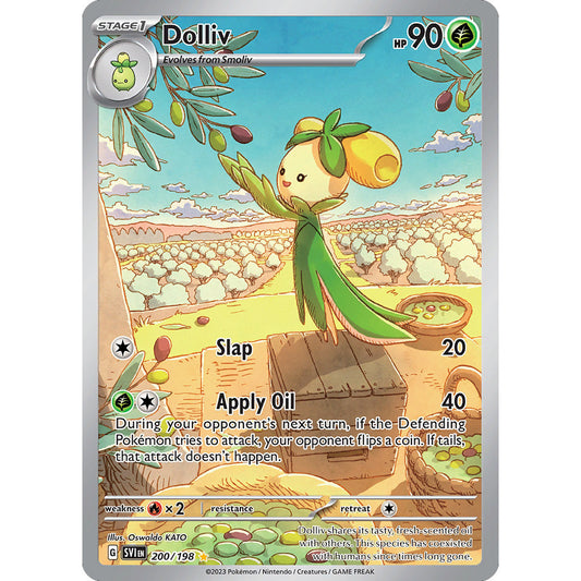 Dolliv - 200/198 - Illustration Rare - Scarlet & Violet (Base Set) - Pokémon TCG