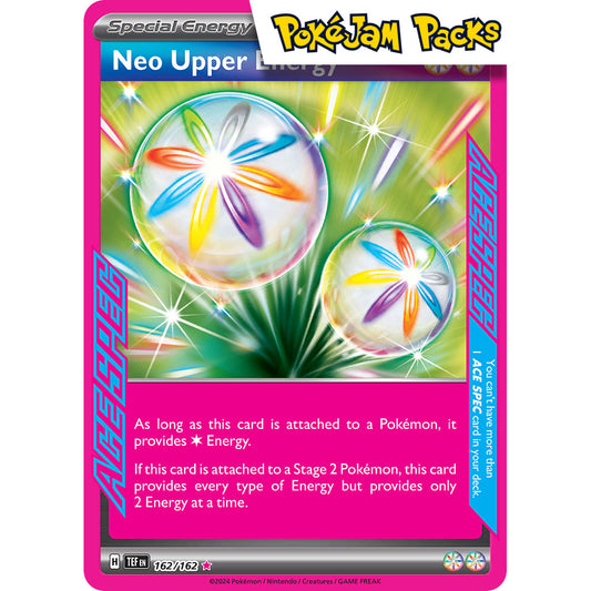 Neo Upper Energy - 162/162 - Ace Rare - Scarlet & Violet: Temporal Forces - Pokémon TCG