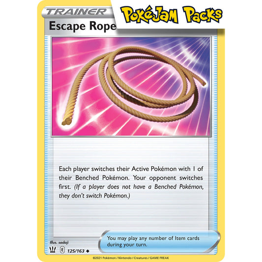 Escape Rope - 125/163 - Uncommon - Sword & Shield: Battle Styles - Pokémon TCG