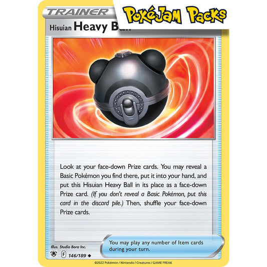 Hisuian Heavy Ball - 146/189 - Uncommon - Sword & Shield: Astral Radiance - Pokémon TCG
