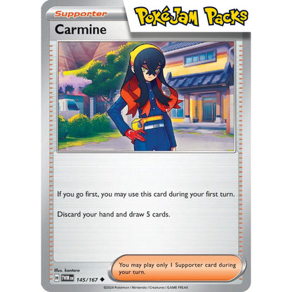 Carmine - 145/167 - Uncommon - Twilight Masquerade - Pokémon TCG