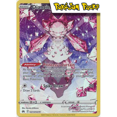 Diancie - GG13/GG70 - Holo Rare - Crown Zenith - Pokémon TCG