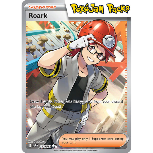 Roark - 242/182 - Full Art Secret Rare - Paradox Rift - Pokémon TCG