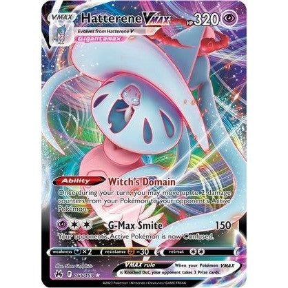 Hatterene VMAX - 066/159 - Ultra Rare - Crown Zenith - Pokemon TCG