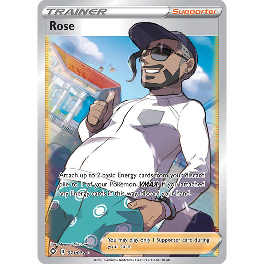 Rose - 071/072 - Full Art Ultra Rare - Shining Fates - Pokémon TCG
