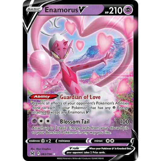 Enamorus V - 082/196 - Ultra Rare - Sword & Shield: Lost Origin - Pokémon TCG