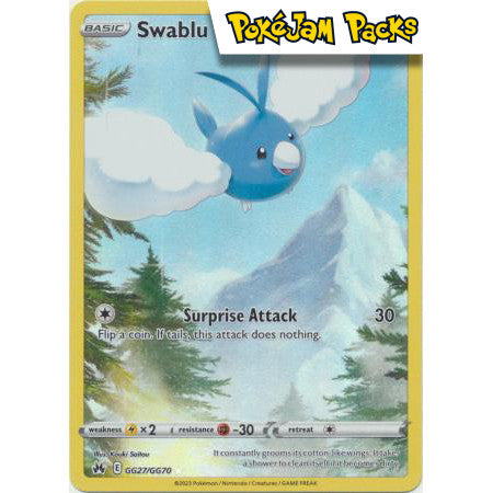 Swablu - GG27/GG70 - Holo Rare - Crown Zenith - Pokémon TCG