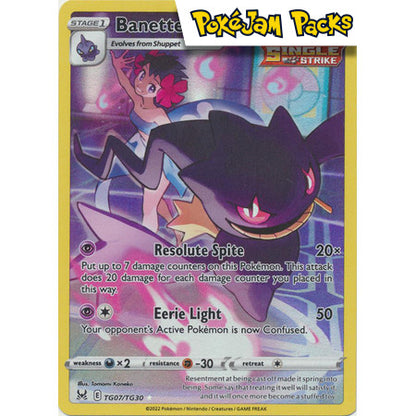 Banette - TG07/TG30 - Holo Rare - Sword & Shield: Lost Origin - Pokémon TCG