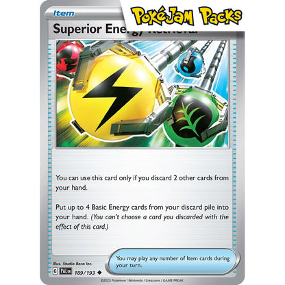 Superior Energy Retrieval - 189/193 - Uncommon - Paldea Evolved - Pokémon TCG
