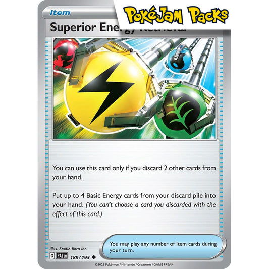 Superior Energy Retrieval - 189/193 - Uncommon - Paldea Evolved - Pokémon TCG