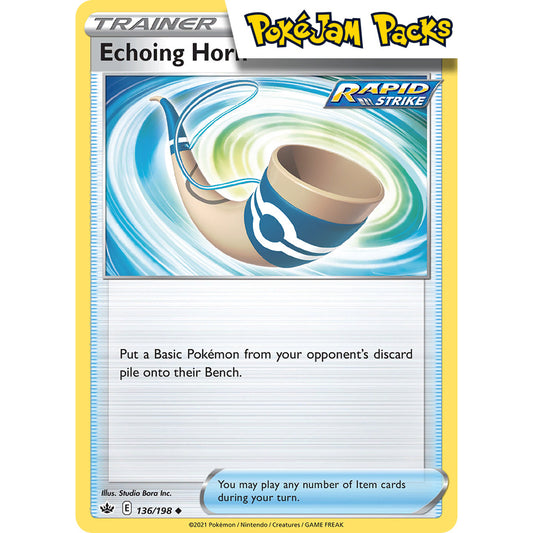 Echoing Horn - 136/198 - Uncommon - Sword & Shield: Chilling Reign - Pokémon TCG