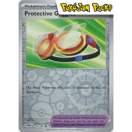 Protective Goggles - 164/165 - Uncommon Reverse Holo - Scarlet & Violet 151  - Pokémon TCG