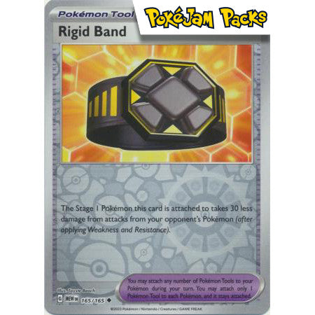 Rigid Band - 165/165 - Uncommon Reverse Holo - Scarlet & Violet 151  - Pokémon TCG