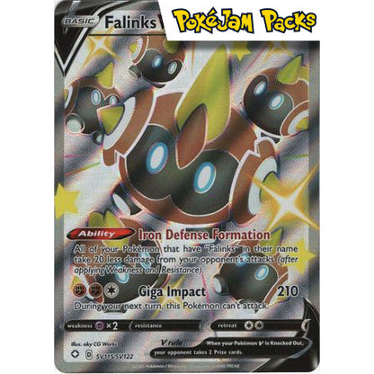 Falinks V - SV115/SV122 - Shiny Rare - Shining Fates - Pokémon TCG