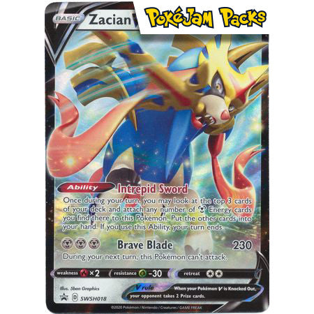 Zacian V - SWSH018 - Promo - Sword & Shield Promos - Pokémon TCG