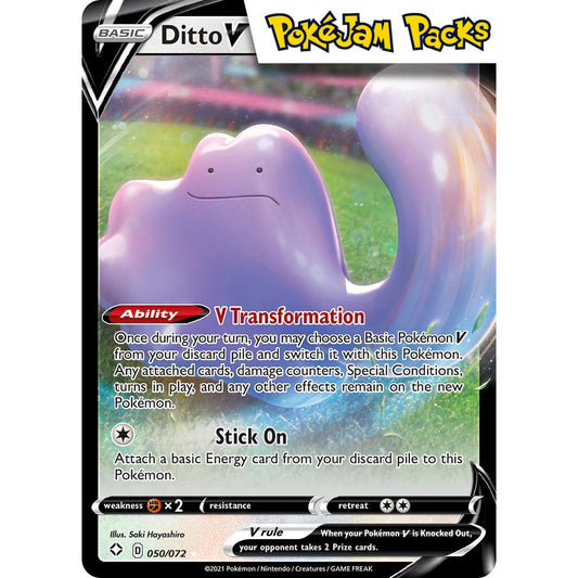 Ditto V - 050/072 - Ultra Rare - Shining Fates - Pokémon TCG