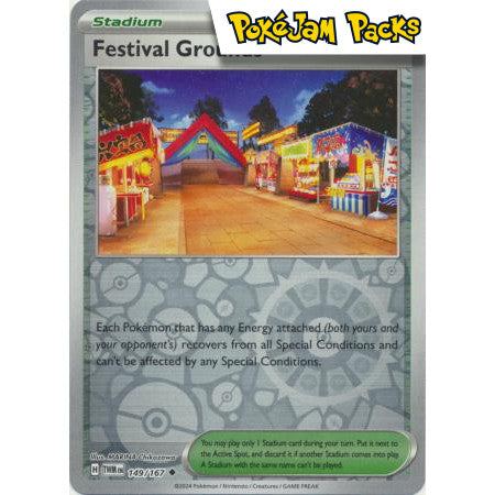 Festival Grounds - 149/167 - Uncommon Reverse Holo - Twilight Masquerade - Pokémon TCG