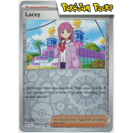 Lacey - 139/142 - Uncommon Reverse Holo - Stellar Crown - Pokémon TCG