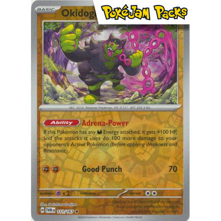 Okidogi - 111/167 - Holo Rare Reverse Holo - Twilight Masquerade - Pokémon TCG