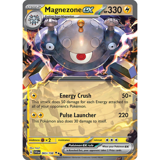 Magnezone ex - 065/198 - Ultra Rare - Scarlet & Violet (Base Set) - Pokémon TCG