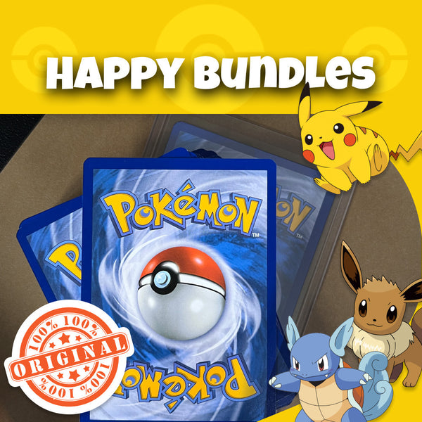 Cards In Pack Pokemon Card Happy Bundles - Guaranteed Card Packs - TCG Trading Card ...